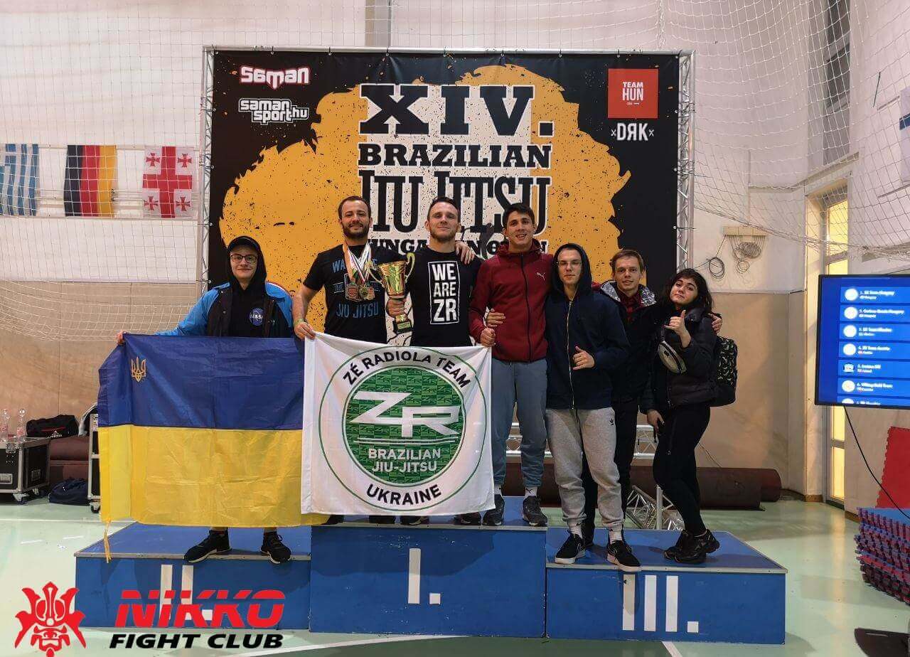 Ukrainian athletes in BJJ in Hungary took the third team place